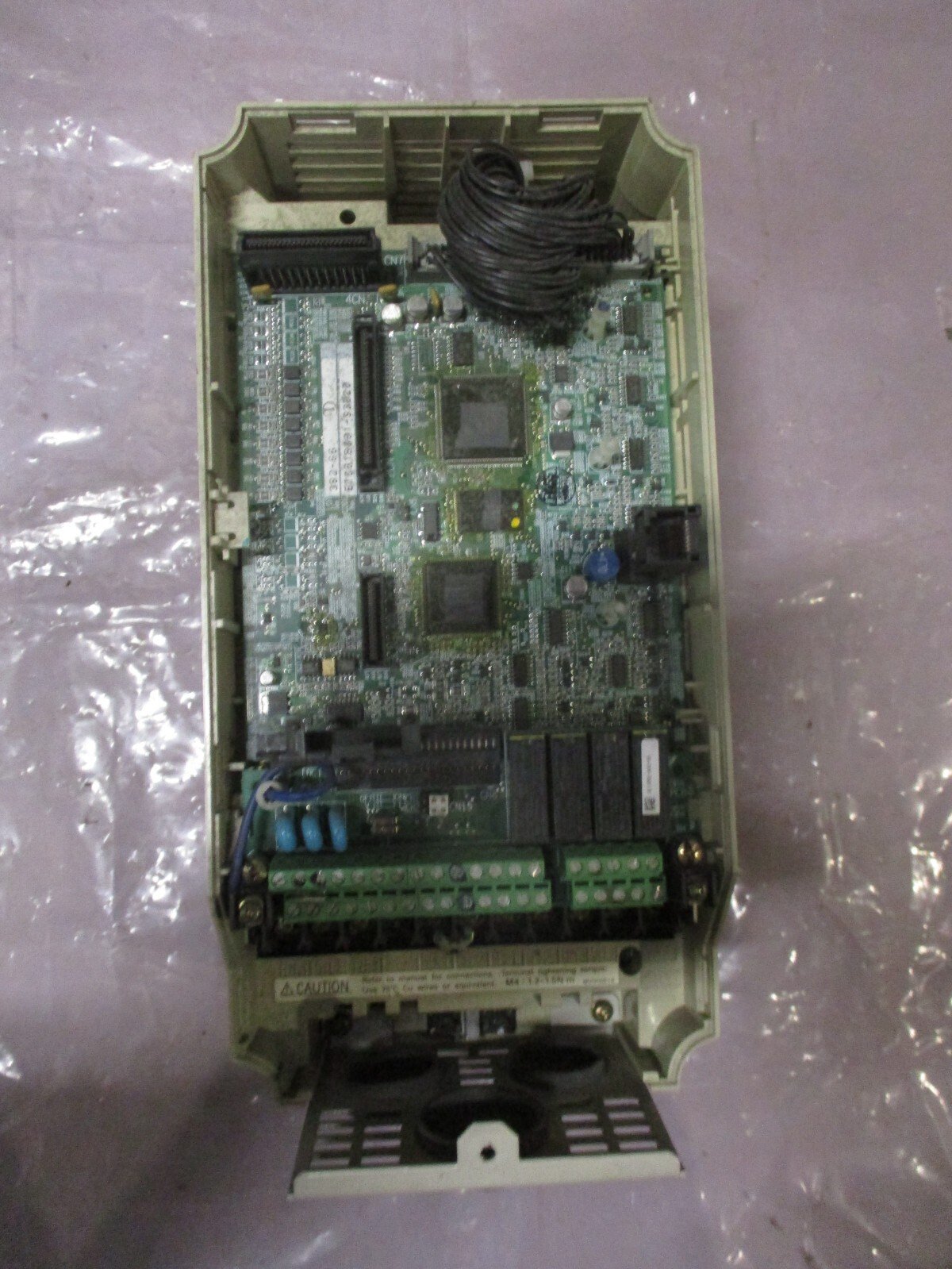 Yaskawa-CIMR-F7U45P5-Varispeed-F7-AC-Drive-380-480VAC-125A-95kVA-Parts-156132434943 Yaskawa CIMR-F7U45P5 Varispeed F7 AC Drive 380-480VAC 12.5A 9.5kVA ***Parts*** - Image 1