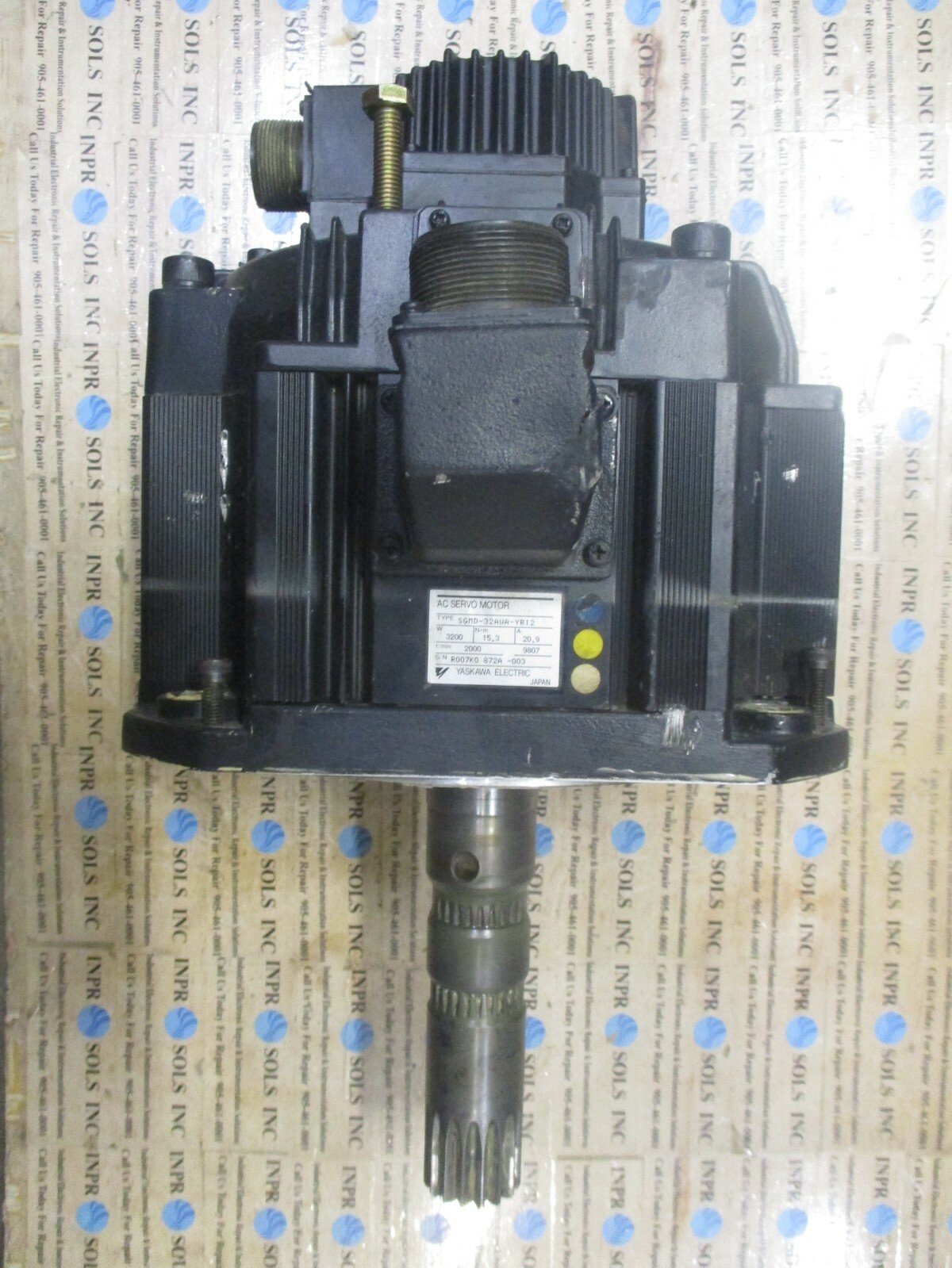 Yaskawa-SGMD-32AWA-YR12-AC-Servo-Motor-3200W-153Nm-209A-2000rpm-Tested-154957952753 Yaskawa SGMD-32AWA-YR12 AC Servo Motor 3200W 15.3N.m 20.9A 2000rpm *Tested* - Image 1