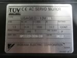 Yaskawa USAGED-13V AC Servo Motor 1.3kW 1500RPM 11.7Amp 200VAC USAGED *Tested* - Image 7