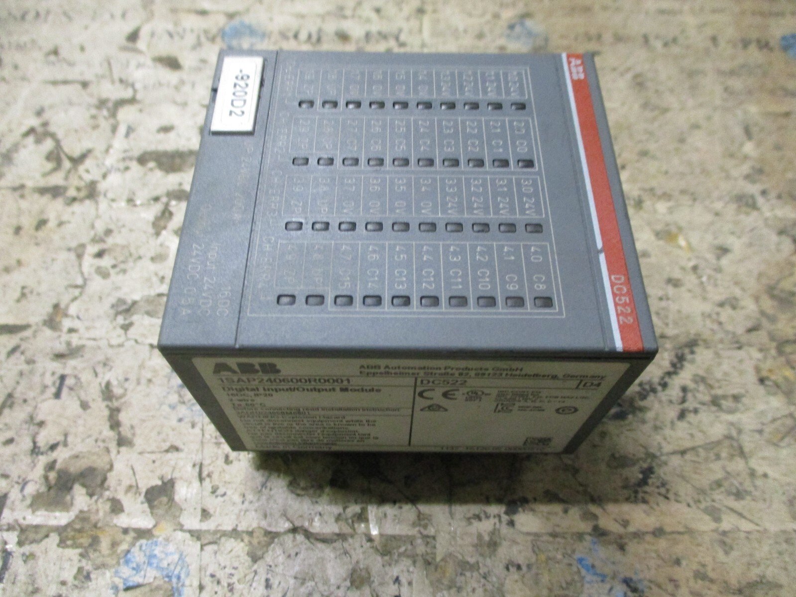 ABB-DC522-ABB-1SAP240600R0001-Digital-IO-Module-IO-Module-24VDC-2-WireTested-167498689964 ABB DC522 ABB 1SAP240600R0001 Digital I/O Module I/O Module 24VDC 2-Wire*Tested* - Image 1
