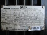 AEG 121-085-606 Permanent Magnet AC Servo Motor 4.16HP 3.1kW 13A 1800rpm*Tested* - Image 7