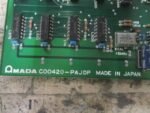 AMADA C00420-PAJDP Circuit Board PCB H074LS74AP Logic Chip Vtg *Tested* - Image 7
