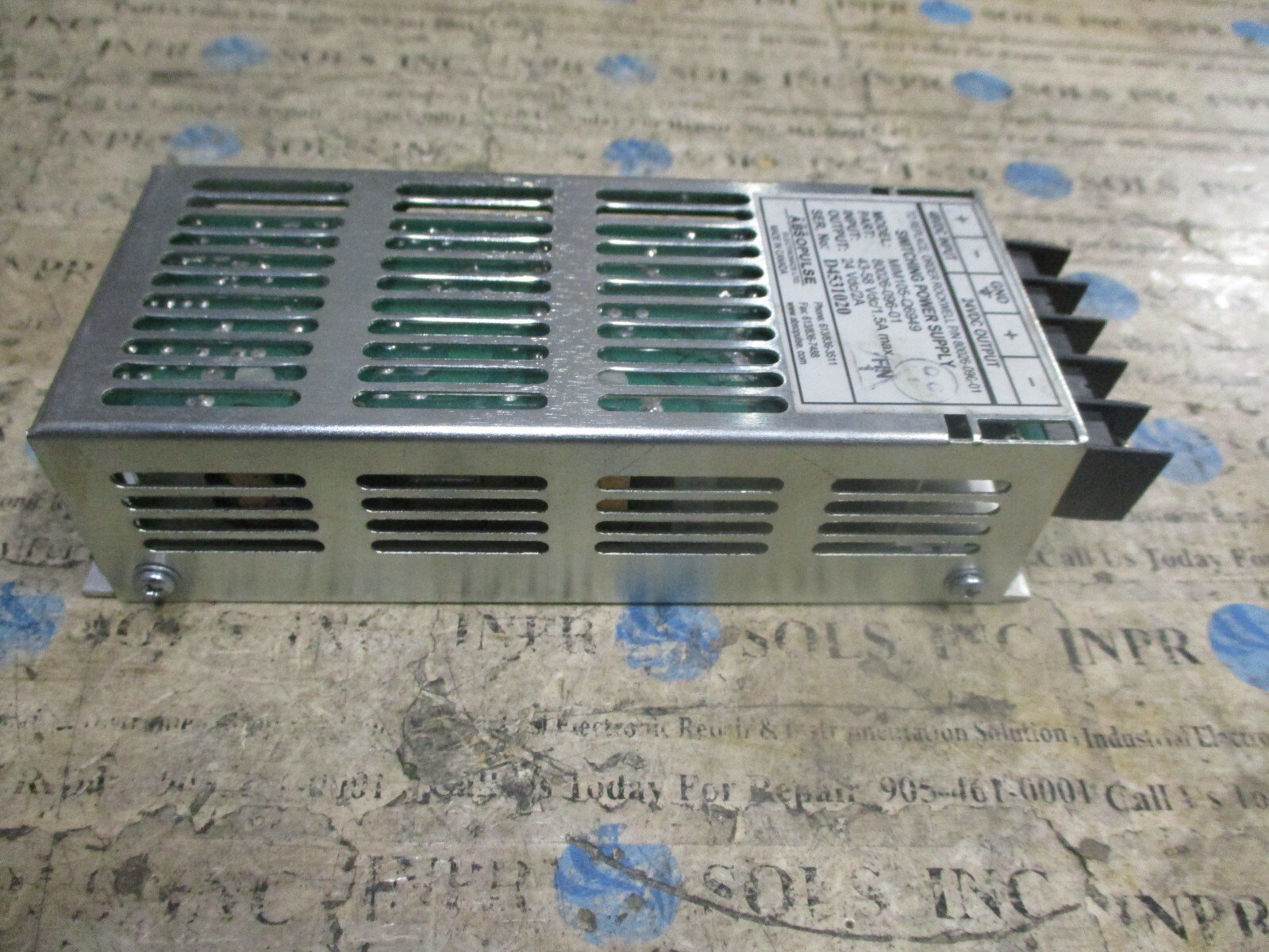 Absopulse-MIM105-Q6949-Switching-Mode-Power-Supply-IN48VDC-OUT24VDC-2ATested-165995708584 Absopulse MIM105-Q6949 Switching Mode Power Supply IN:48VDC OUT:24VDC 2A*Tested* - Image 1
