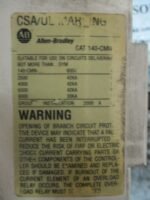 Allen Bradley 140-CMN-4000 Motor Starter 115/230/460VAC 600VAC 90A Ser B*TESTED* - Image 8