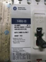 Allen Bradley 140U-I3C3-D12-S(A) Molded Case Circuit Breaker 125A 600V *Tested* - Image 7