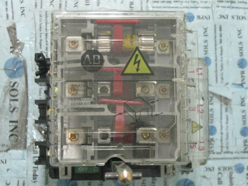 Allen-Bradley-194R-NC030P3-Fuse-Disconnect-Switch-NNB-160549849284 Allen Bradley 194R-NC030P3 Fuse Disconnect Switch *NNB* - Image 1