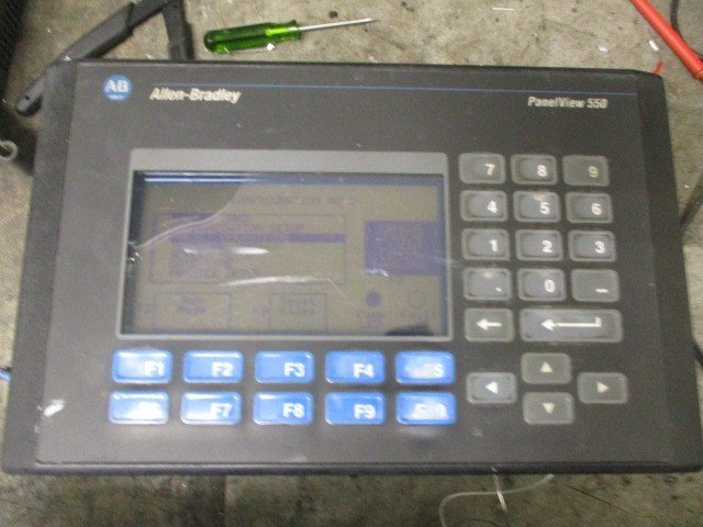 Allen-Bradley-2711-K5A2L1-PanelView-550-Keypad-HMI-Ser-F-Rev-G-24VDC-Tested-168080380364 Allen Bradley 2711-K5A2L1 PanelView 550 Keypad HMI Ser F Rev G 24VDC *Tested* - Image 1