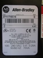 Allen Bradley 2711-T10C15 Panleview 1000 Display Ser D FRN 4.41 REV C 120-240VAC - Image 8