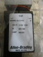 Allen Bradley 800MS-QLG10S PILOT LED NO Lens 110/120VAC N64X LAMP Ser D *NEW* - Image 8
