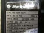 Allen bradley MPL-B330P-SJ22AA Kinetix AC Servo Motor 1.8kW 6.1A 460V A *Tested* - Image 10