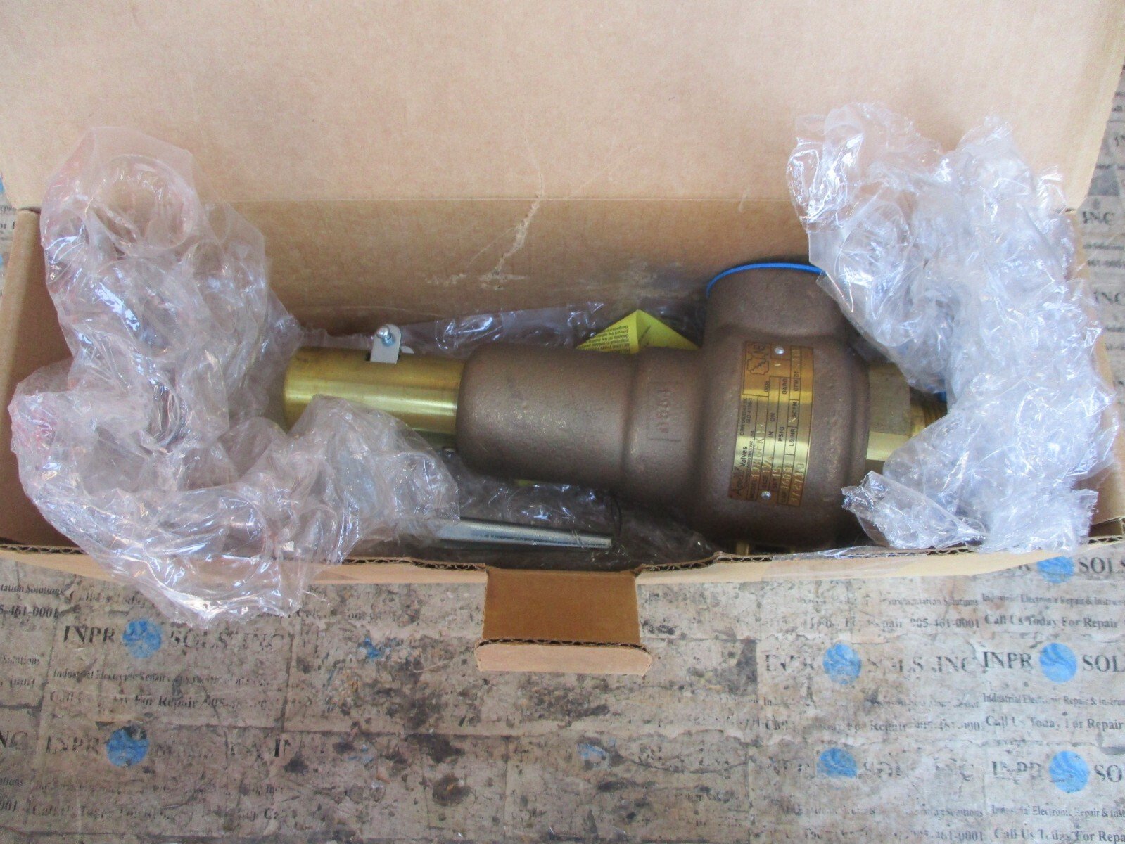 Apollo-19-MGFZ1-19MGFK15-Safety-Valve-1-14-DN-15PSIG-Size-1-14x1-12-NEW-157107793824 Apollo 19-MGFZ1 19MGFK15 Safety Valve 1-1/4 DN 15PSIG Size 1-1/4"x1-1/2" *NEW* - Image 1