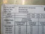 BALDOR ZD18H43OV-ER-S002 Vector AC Drive 460VAC 30/40HP 22/30kW 40/50A *Tested* - Image 8
