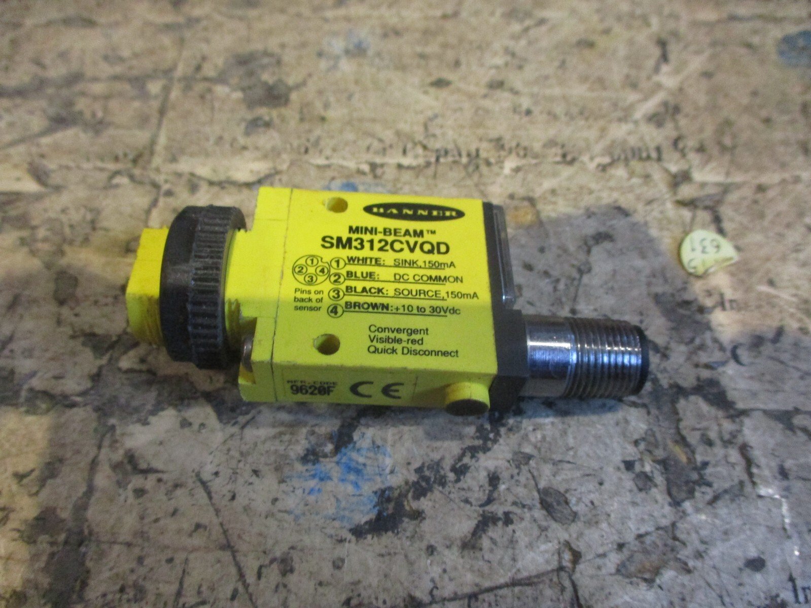 BANNER-SM312CVQD-MINI-BEAM-Photoelectric-Sensor-Unit-10-30VDC-150mA-Tested-167072432974 BANNER SM312CVQD MINI-BEAM Photoelectric Sensor Unit 10-30VDC 150mA *Tested* - Image 1