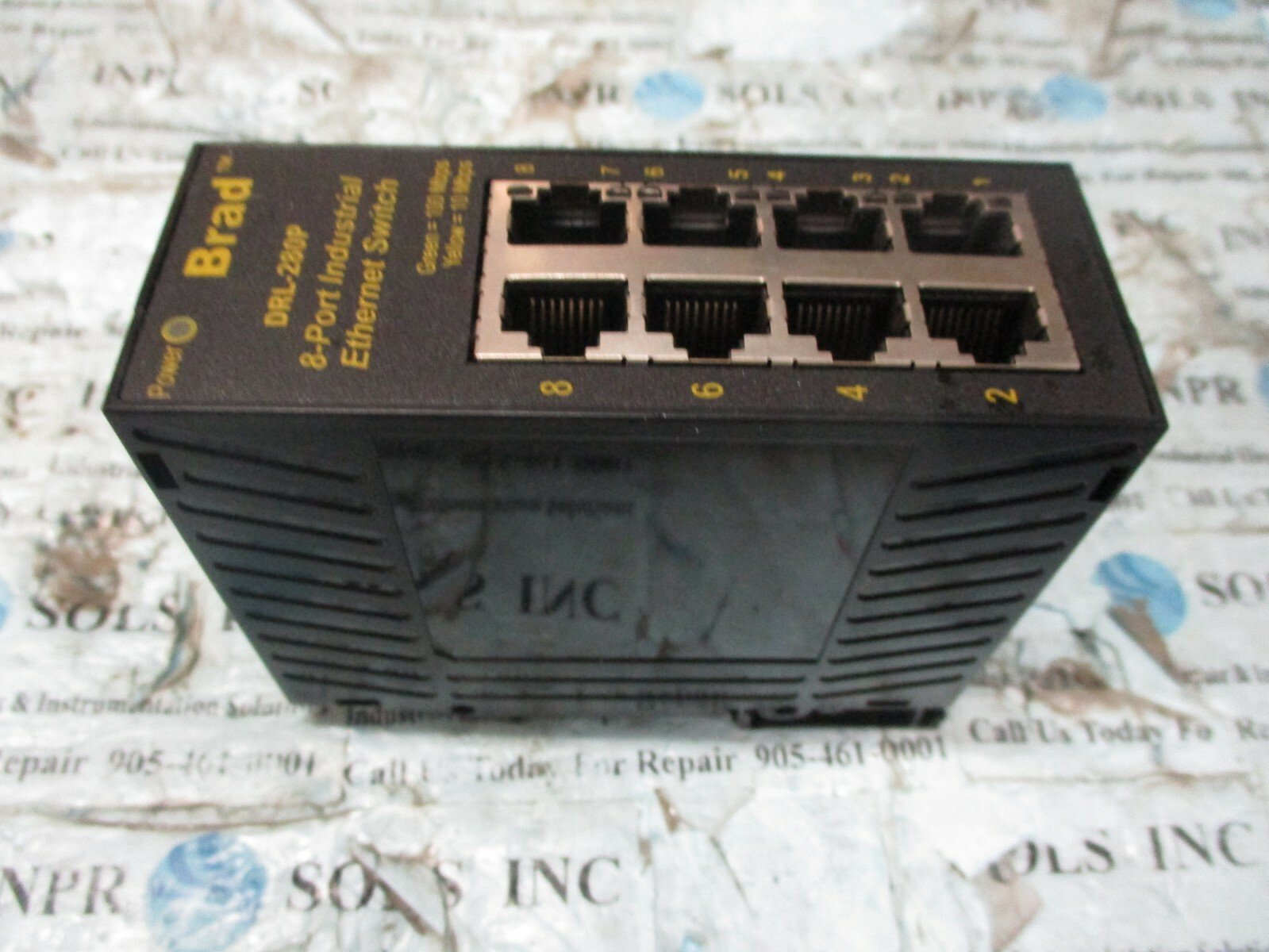 Brad-DRL-280P-8-Port-Industrial-Ethernet-Switch-Molex-10-30VDC-Rev-201-Tested-164017327294 Brad DRL-280P 8-Port Industrial Ethernet Switch Molex 10-30VDC Rev 2.01 *Tested* - Image 1