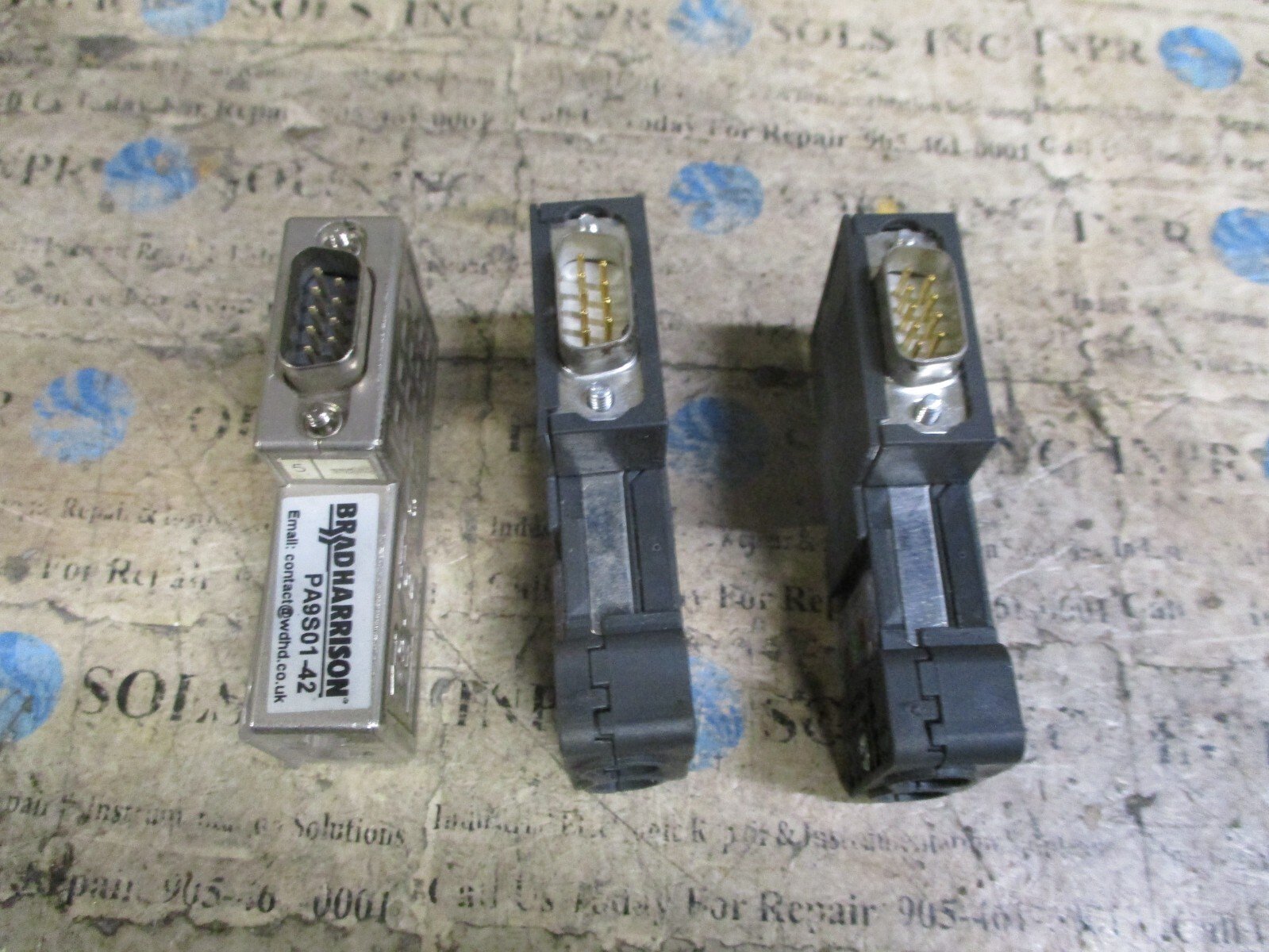 Bradharrison-PA9S01-42-connector-Siemens-6ES7972-0BA0-0XA0-TestedMix-Lot-3-166019541664 Bradharrison PA9S01-42 connector Siemens 6ES7972-0BA0-0XA0 *Tested**Mix Lot 3* - Image 1