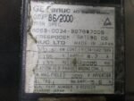 GE Fanuc A06B-0034-B078#7008 AC Servo Motor Model Beta 6/2000 200V 3PH *Tested* - Image 5