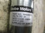 Globe Motors M409M515 DC Gear Motor 24VDC W/Pinion Gear & Mount Bracket *Tested* - Image 4