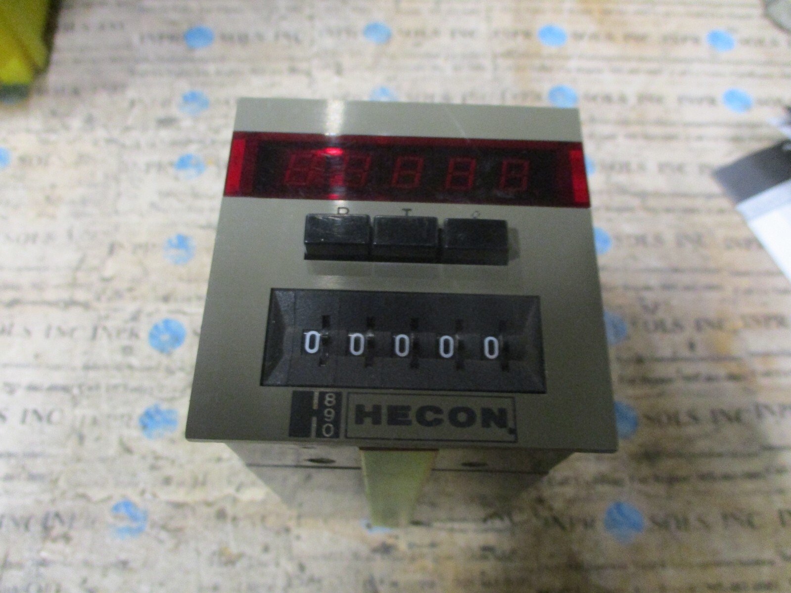 HECON-G0781115-Counter-Unit-HECON-0781115-Unit-890-Counter-Unit-110VAC-Tested-155538041624 HECON G0781115 Counter Unit HECON 0781115 Unit 890 Counter Unit 110VAC *Tested* - Image 1