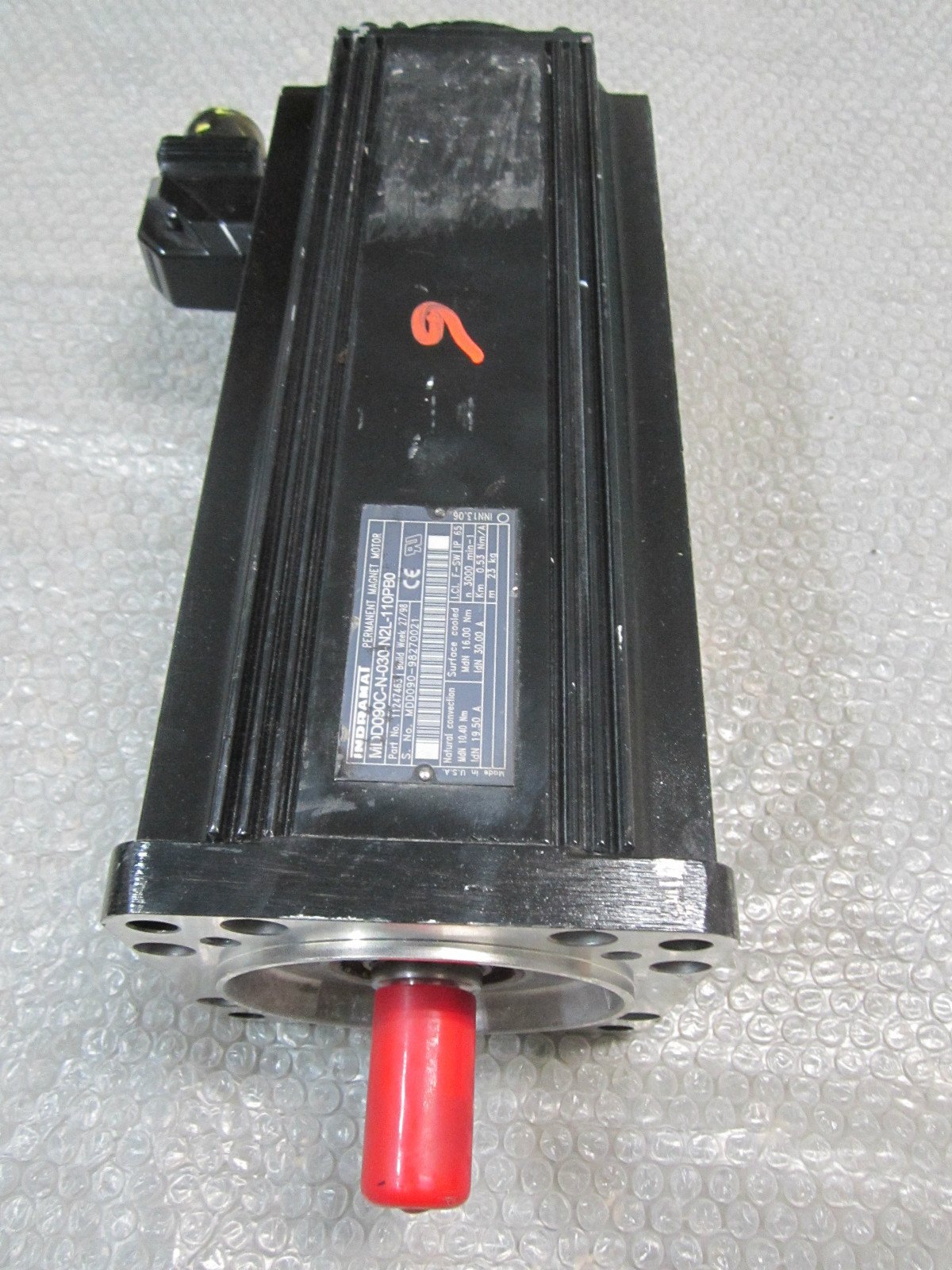 Indramat-MDD090C-N-030-N2L-110PB0-Permanent-Magnet-Motor-PN-11247463-Tested-162327144004 Indramat MDD090C-N-030-N2L-110PB0 Permanent Magnet Motor P/N 11247463 *Tested* - Image 1