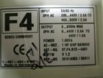 KEB HOMAG 07.F4.S1D-4A01 F4 Series AC Drive 480VAC 1.8kVA 1HP Ver. 1.2 *Tested* - Image 9