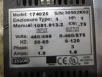 Leeson 174925 Speedmaster VFD 1HP .75KW 480V 3PH AC Drive **NO Top Cover*Tested* - Image 5