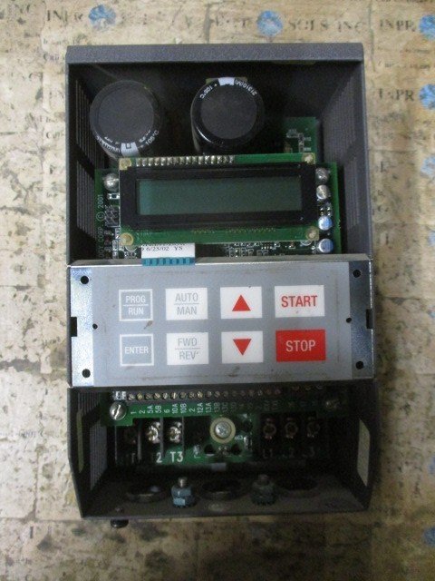 Leeson-174925-Speedmaster-VFD-1HP-75KW-480V-3PH-AC-Drive-NO-Top-CoverTested-168353486224 Leeson 174925 Speedmaster VFD 1HP .75KW 480V 3PH AC Drive **NO Top Cover*Tested* - Image 1