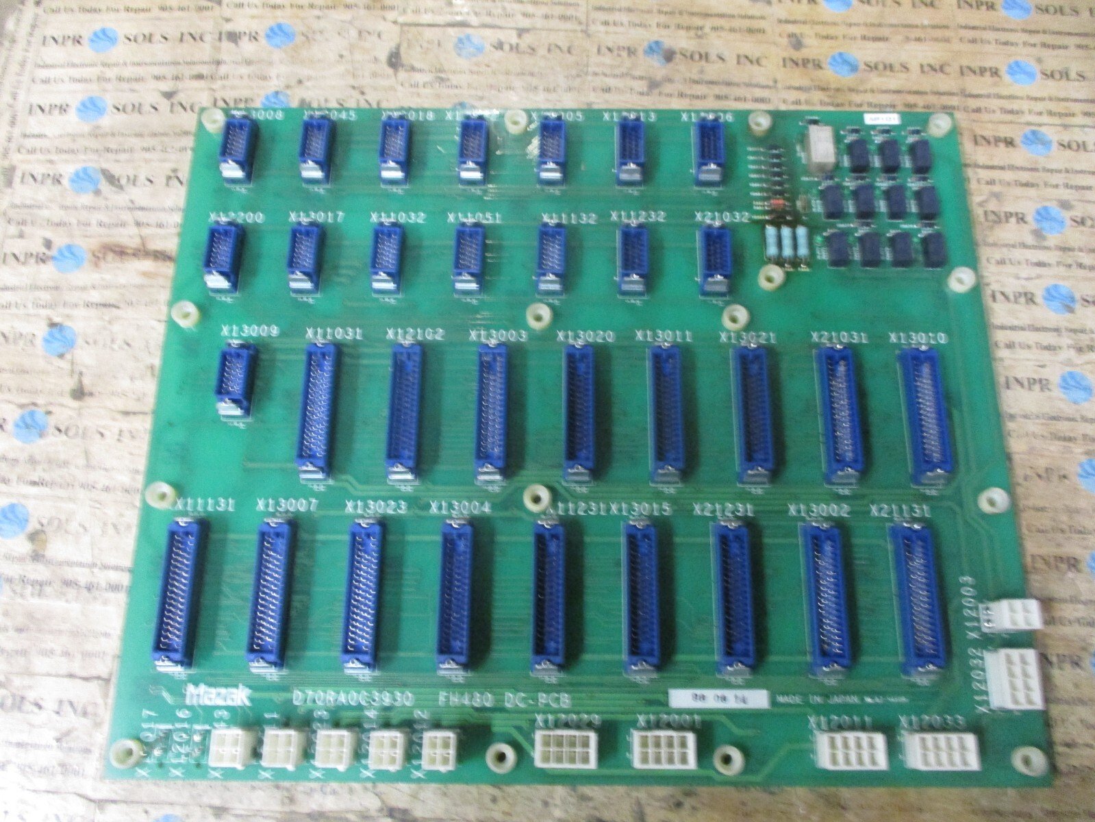 Mazak-D70RA003930-Board-Mazak-FH480-machine-Terminal-Mazak-DC-PCB-Board-Tested-157018684684 Mazak D70RA003930 Board Mazak FH480 machine Terminal Mazak DC-PCB Board *Tested* - Image 1
