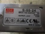 Mean Well S-60-24 DC power Supply 100-240VAC Output: 24VDC 2.5A *Tested* - Image 6