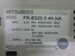 Mitsubishi E500 FR-E520-0.4K-NA Inverter Drive 1/2 HP 3 Amp 240VAC*Fully Tested* - Image 8