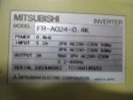 Mitsubishi FR-A024-0.4K Inverter VFD 0.4kW 3PH 200-230V w/ FR-PU03E *Tested* - Image 4