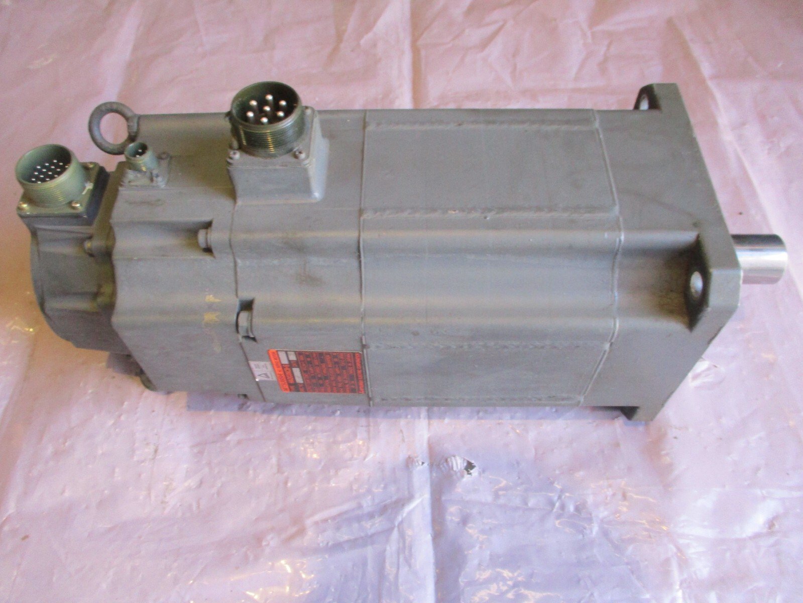 Mitsubishi-HA203NCB-S-AC-Servo-Motor-35kW-170V-18A-3000rpm-56Nm-200V-Tested-156235748264 Mitsubishi HA203NCB-S AC Servo Motor 3.5kW 170V 18A 3000rpm 56Nm 200V *Tested* - Image 1