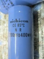 NICHICON CE Capacitor 85C NR Nichicon 2200MFD 400WV Capacitor *TESTED LOT OF 2* - Image 6