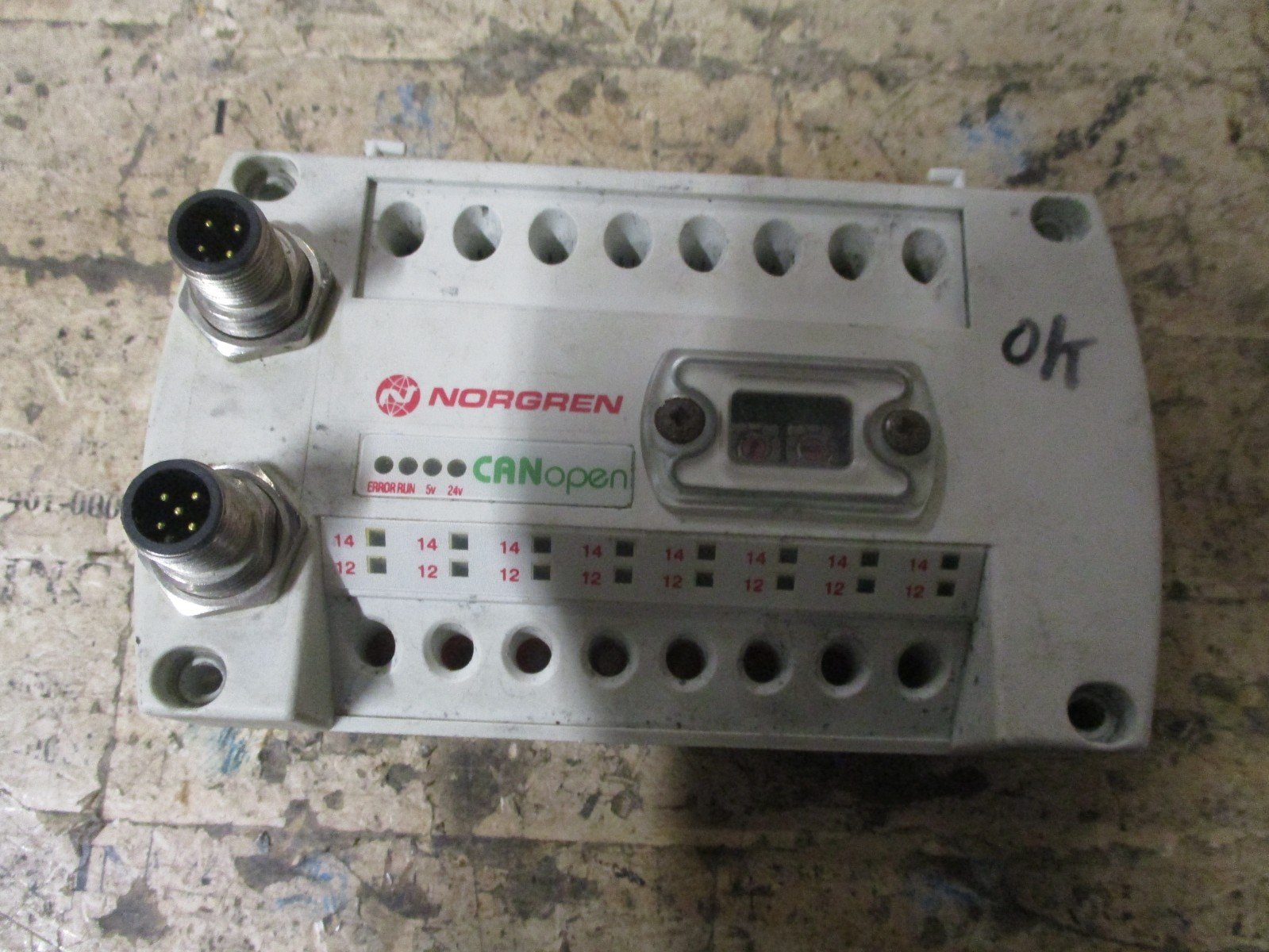 NORGREN-VM10CAFNB00082-CANopen-VM10-Series-valve-Island-24VDC5VDC-Tested-157225078214 NORGREN VM10CAFNB00082 CANopen VM10 Series valve Island 24VDC/5VDC *Tested* - Image 1