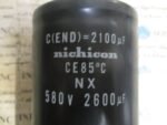 Nichicon CE85C NX LEAD-FREE C1509 Capacitor 580V 2600uF C(END)=2100uF *Tested* - Image 7