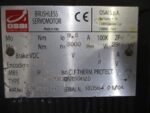 OSAI B7116P3HCARS0028 Brushless Servomotor 16Nm 3000RPM 9.8A 296V *Tested* - Image 6