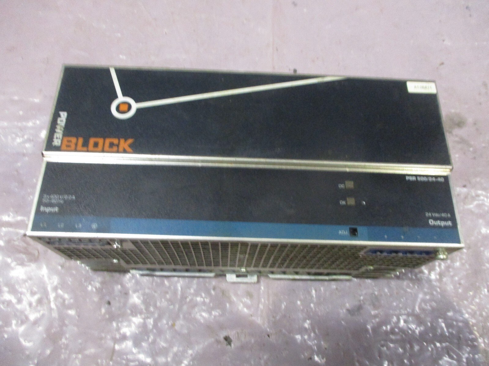 Power-BLOCK-PSR-50024-40-Switched-Mode-Power-Supply-400VAC-24VDC-40A-Tested-167150955844 Power BLOCK PSR 500/24-40 Switched-Mode Power Supply 400VAC 24VDC 40A *Tested* - Image 1