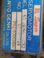 SANYO DENKI BL Super 61BM060BXE32 SERVO MOTOR, FA04000HB0 - Image 5