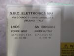 S.B.C. Elettronica LVD5 AC Servo Drive 230V 5A 3-Ph SBC Elettronica LV5 *Tested* - Image 6