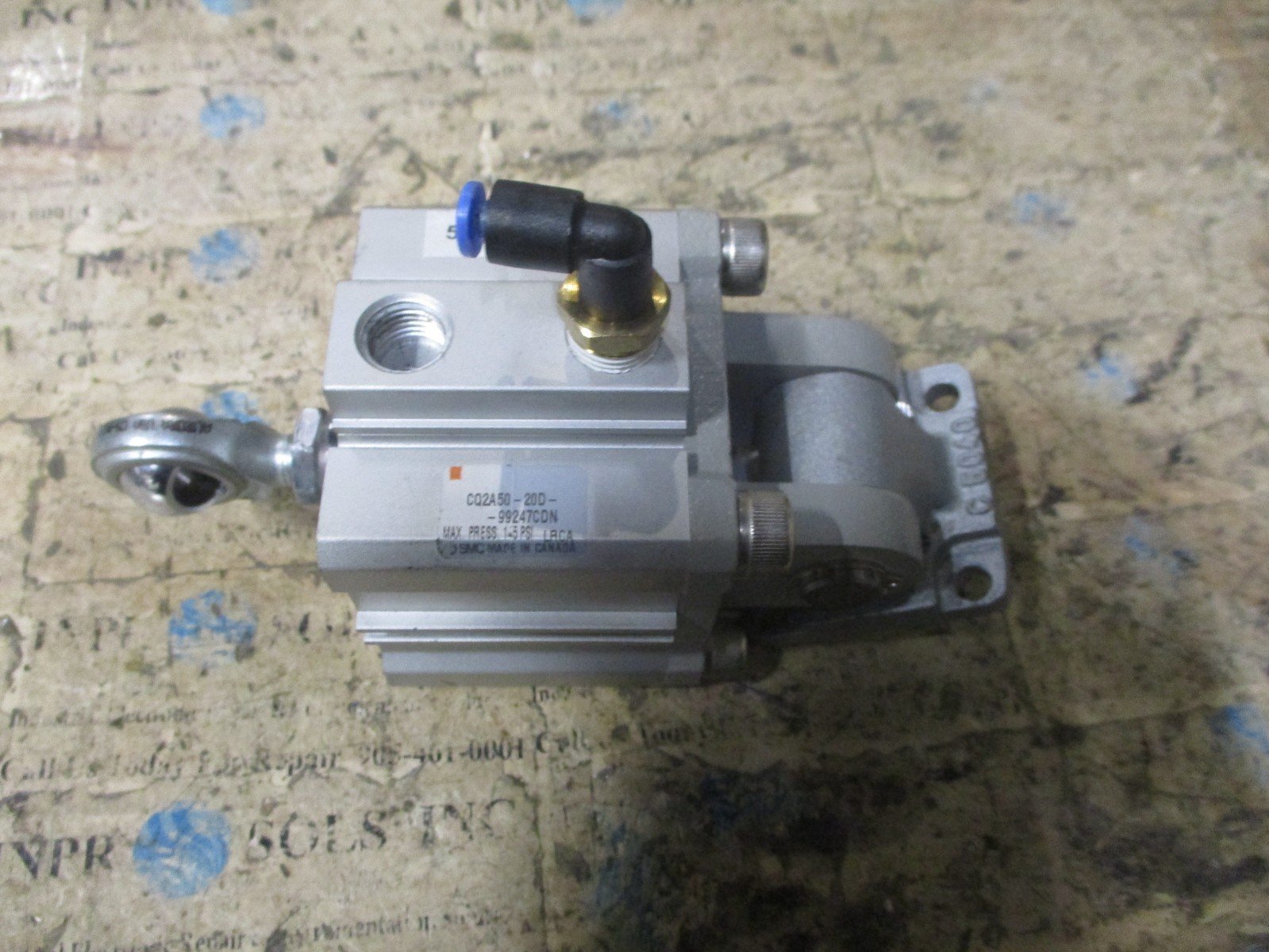 SMC-CQ2A50-20D-99247CDN-Pneumatic-Cylinder-Max-Pressure-145PSI-NEW-157222409364 SMC CQ2A50-20D-99247CDN Pneumatic Cylinder Max Pressure 145PSI *NEW* - Image 1