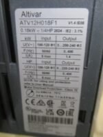 Schneider ATV12H018F1 Electric Altivar VFD 0.18kW 1/4HP 100-120V/240VAC *NEW* - Image 6
