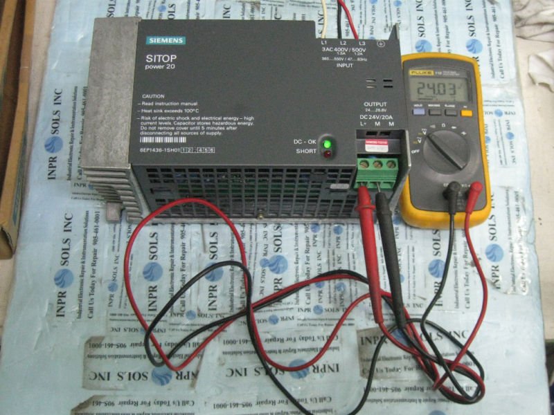 Siemens-SITOP-Power-20-6EP1436-1SH01-Power-Supply-24VDC-20Amps-3x480VAC-Tested-162118659124 Siemens SITOP Power 20 6EP1436-1SH01 Power Supply 24VDC 20Amps 3x480VAC *Tested* - Image 1