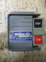Square D 9901 BW204 Start Stop Switch CSA Enclosure 4&5 600VAC-DC *Tested*