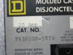 Square D FA36020-5870 Circuit Breaker 20Amps Molded Case  *Fully Working* - Image 5