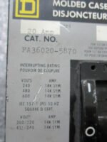 Square D FA36020-5870 Circuit Breaker 20Amps Molded Case  *Fully Working* - Image 6