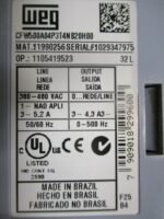 WEG CFW500A04P3T4NB20H00 AC Drive 380-480VAC 4.3Amps 3 Phase *Tested* - Image 7