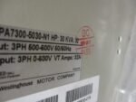 Westinghouse TECO PA7300-5030-N1 Adjustable Speed Drive 575VAC 30HP 32A *NEW* - Image 7