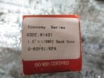 Winters Code # 1401 Economy Series 0-60psi Gauge 0-400kPa 1.5"x1/8NPT *NEW* - Image 9