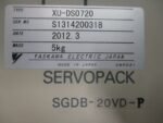 Yaskawa SGDB-20VD-P Servopack AC Drive 200-230VAC 16.7A 1.8kW/2.41HP *Tested* - Image 7