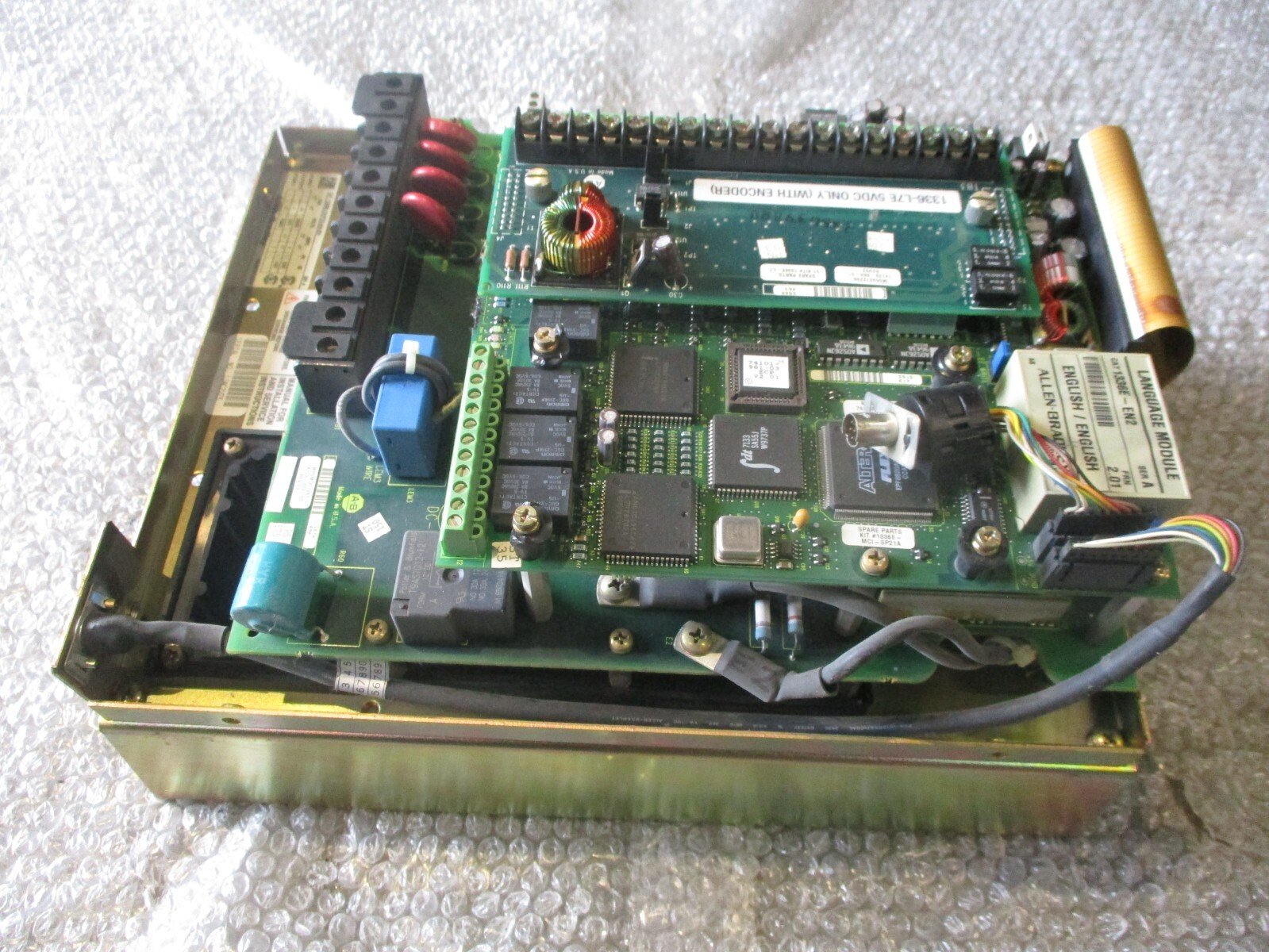 Allen-Bradley-1336E-CWF20-AN-EN-1336-AC-Drive-600VAC-Ser-A-4kVA-42A-Tested-165585018865 Allen Bradley 1336E-CWF20-AN-EN 1336 AC Drive 600VAC Ser A 4kVA 4.2A *Tested* - Image 1