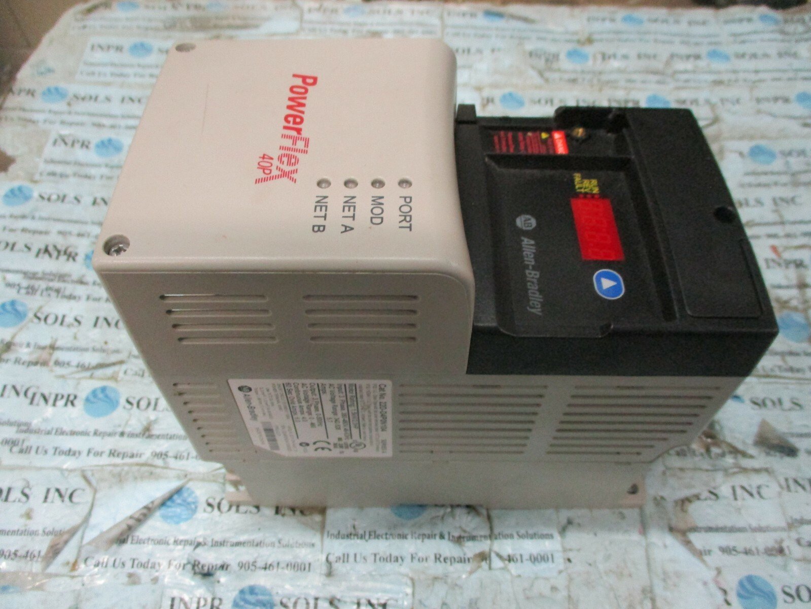 Allen-Bradley-22D-D4P0N104-Powerflex-40P-AC-Drive-15kW2HP-400VAC-Ser-ATested-153854907925 Allen Bradley 22D-D4P0N104 Powerflex 40P AC Drive 1.5kW/2HP 400VAC Ser A*Tested* - Image 1